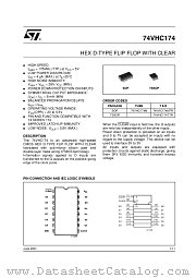 74VHC174M datasheet pdf ST Microelectronics