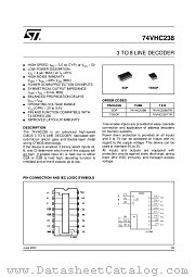74VHC238TTR datasheet pdf ST Microelectronics