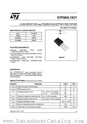 STPS80L15CY datasheet pdf ST Microelectronics