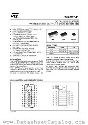 74ACT541MTR datasheet pdf ST Microelectronics
