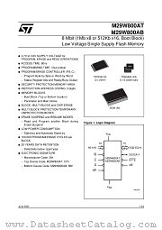 M29W800AB datasheet pdf ST Microelectronics