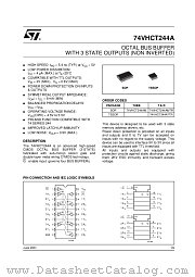 74VHCT244AM datasheet pdf ST Microelectronics