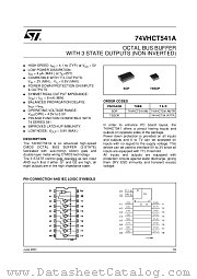 74VHCT541ATTR datasheet pdf ST Microelectronics