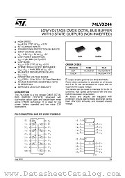 74LVX244M datasheet pdf ST Microelectronics