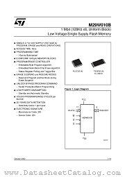 M29W010B datasheet pdf ST Microelectronics