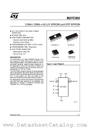 M27C202 datasheet pdf ST Microelectronics