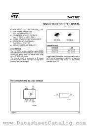 74V1T07CTR datasheet pdf ST Microelectronics