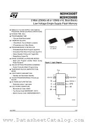 M29W200BT datasheet pdf ST Microelectronics
