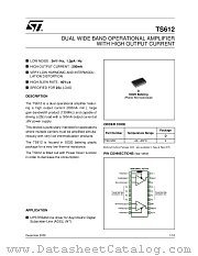TS612 datasheet pdf ST Microelectronics