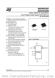 M29W022B datasheet pdf ST Microelectronics