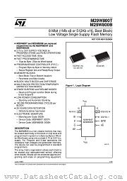 M29W800T datasheet pdf ST Microelectronics
