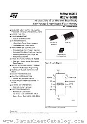 M29W160BB datasheet pdf ST Microelectronics