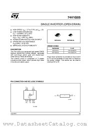74V1G05CTR datasheet pdf ST Microelectronics