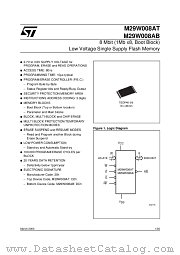 M29W008AT120N1 datasheet pdf ST Microelectronics