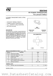SD57045 datasheet pdf ST Microelectronics