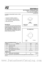 SD57060-01 datasheet pdf ST Microelectronics