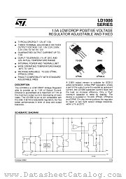 LD1086D2T33 datasheet pdf ST Microelectronics