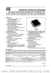 ST72532R datasheet pdf ST Microelectronics