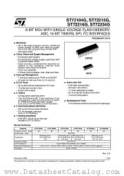 ST72254G2B7 datasheet pdf ST Microelectronics