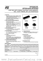 ST72C314N4B6 datasheet pdf ST Microelectronics