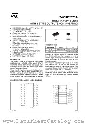 74VHCT373ATTR datasheet pdf ST Microelectronics