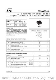 STS8NFS30L datasheet pdf ST Microelectronics