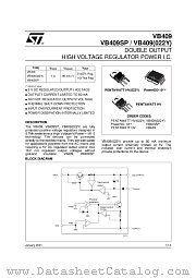 VB409SP datasheet pdf ST Microelectronics