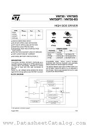 VN750PT13TR datasheet pdf ST Microelectronics