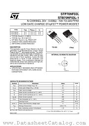 STB70NF03L-1 datasheet pdf ST Microelectronics