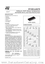ST1284-01T8 datasheet pdf ST Microelectronics