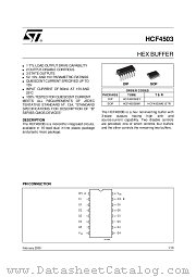 HCF4503BM1 datasheet pdf ST Microelectronics