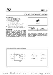 STG719STR datasheet pdf ST Microelectronics