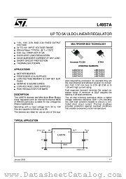 L4957AV2.5 datasheet pdf ST Microelectronics