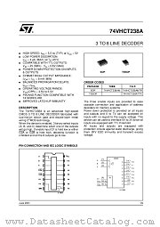 74VHCT238AM datasheet pdf ST Microelectronics