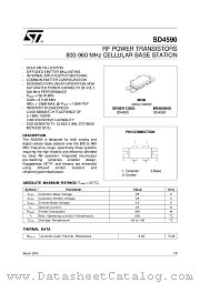 SD4590 datasheet pdf ST Microelectronics