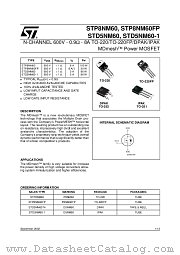 STD5NM60 datasheet pdf ST Microelectronics