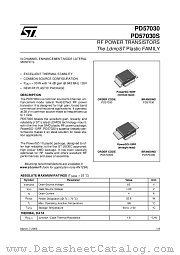 PD57030S datasheet pdf ST Microelectronics