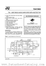 TDA7296S datasheet pdf ST Microelectronics