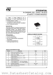 STS2DNF30L datasheet pdf ST Microelectronics