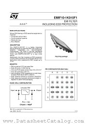 EMIF10-1K010F1 datasheet pdf ST Microelectronics