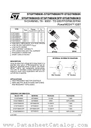 STGP7NB60KFP datasheet pdf ST Microelectronics