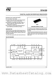 STA120D datasheet pdf ST Microelectronics