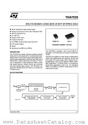 TDA7535 datasheet pdf ST Microelectronics