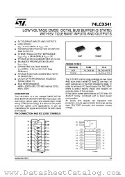 74LCX541MTR datasheet pdf ST Microelectronics