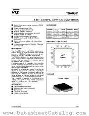 TSA0801CFT datasheet pdf ST Microelectronics