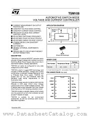 TSM108 datasheet pdf ST Microelectronics