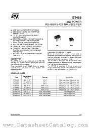 ST485BD datasheet pdf ST Microelectronics