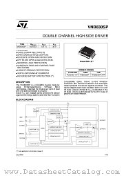 VND830SP13TR datasheet pdf ST Microelectronics