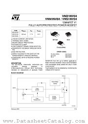 VNS1NV04 datasheet pdf ST Microelectronics