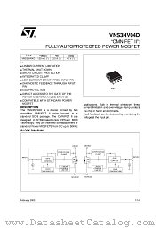 VNS3NV04D datasheet pdf ST Microelectronics